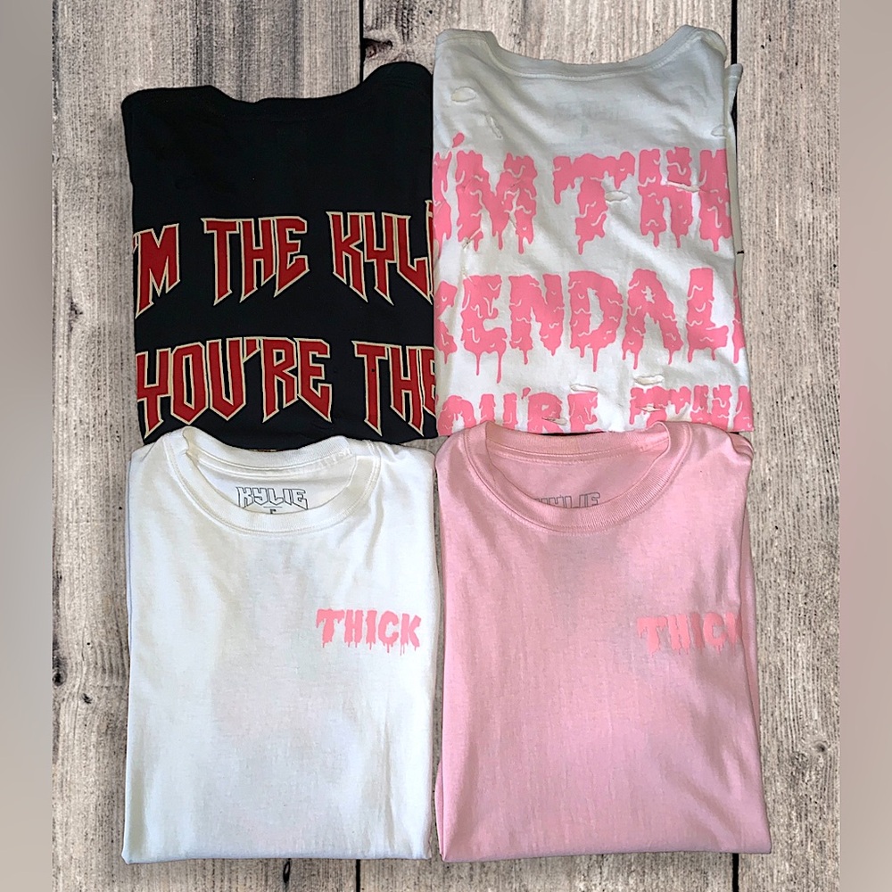 THE KYLIE JENNER SHOP GRAPHIC TEE BUNDLE SET